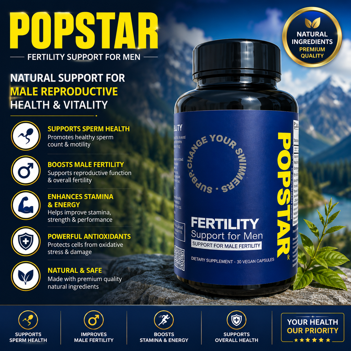 Popstar (Fertility Support for Mens)